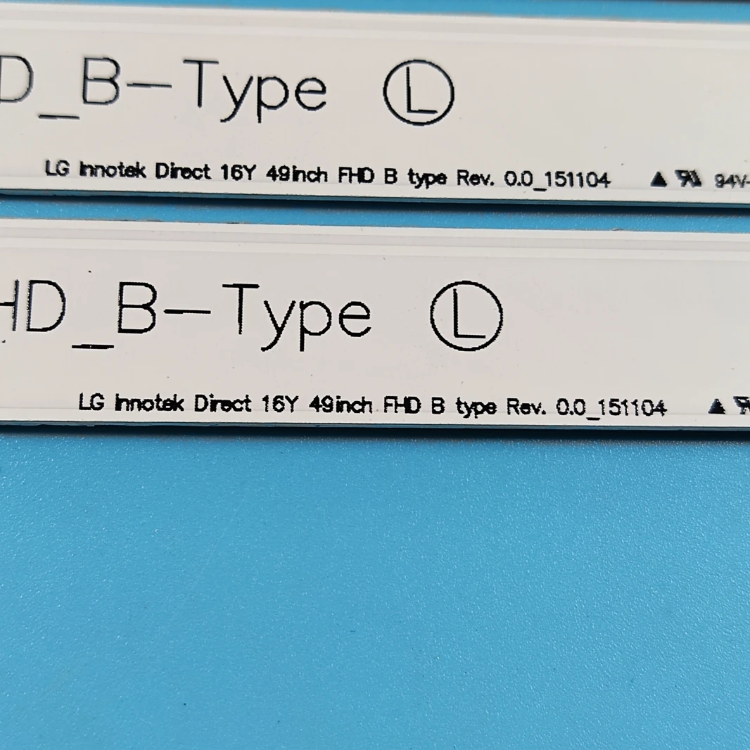 LED الخلفية قطاع ل LIG ، 49lh630v 49lh604 49lh604v 49lw540s 49lh60_fhd_a b ssc_ag79100101a b 490b5 HC490dun-abrr1-211 ، 8 قطعة