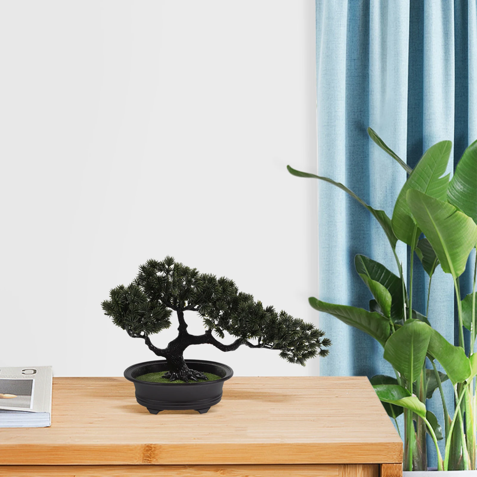 

Simulated Pine Bonsai Artificial Tree Lifelike Home Office Decor Durable Potted Plants Faux Greenery Indoor Display