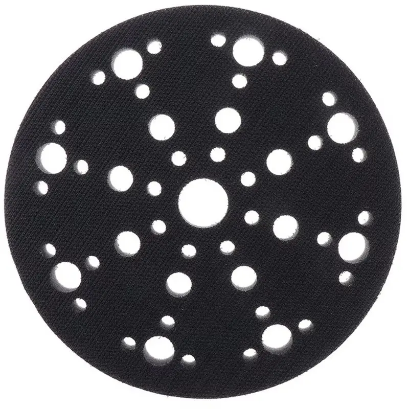 ABRU-2Pack 6Inch 150Mm 49-Hole Soft Sponge Interface Pad For Sanding Pads Hook Loop Sanding Discs Sander Backing Pads Buffer