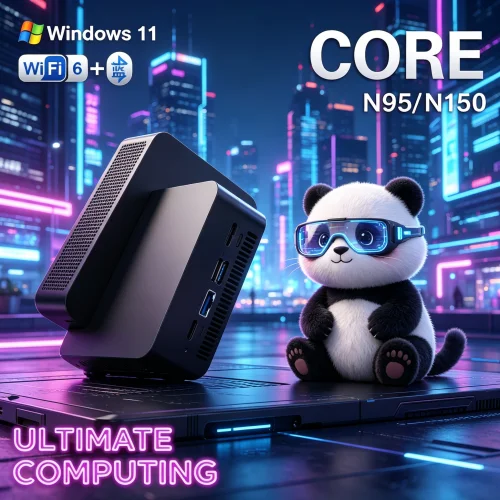 

2026 Xenial Windows 11 Pro Core N95/N150 Mini PC 16GB RAM 1/2TB M.2 SSD WIFI6 BT5.2 4K 60Hz HD Rarified Mini Gaming Pc Vigilant