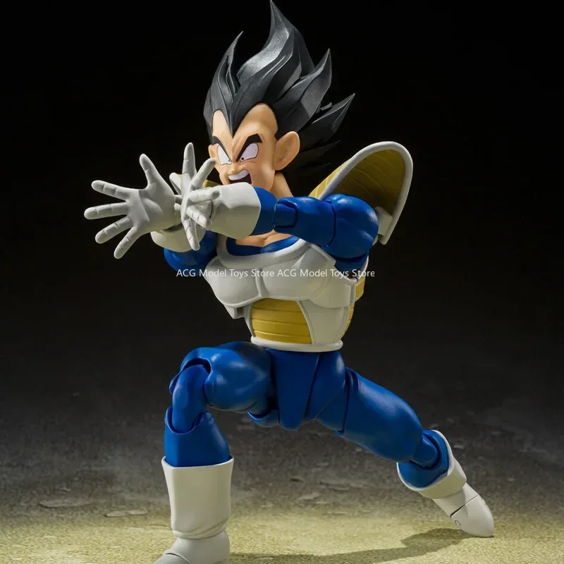 Originele Bandai Shf Dragon Ball Z Vegeta 24000 Power Level Anime Action Figure Model Speelgoed Collectie Geschenken Voor Jongens