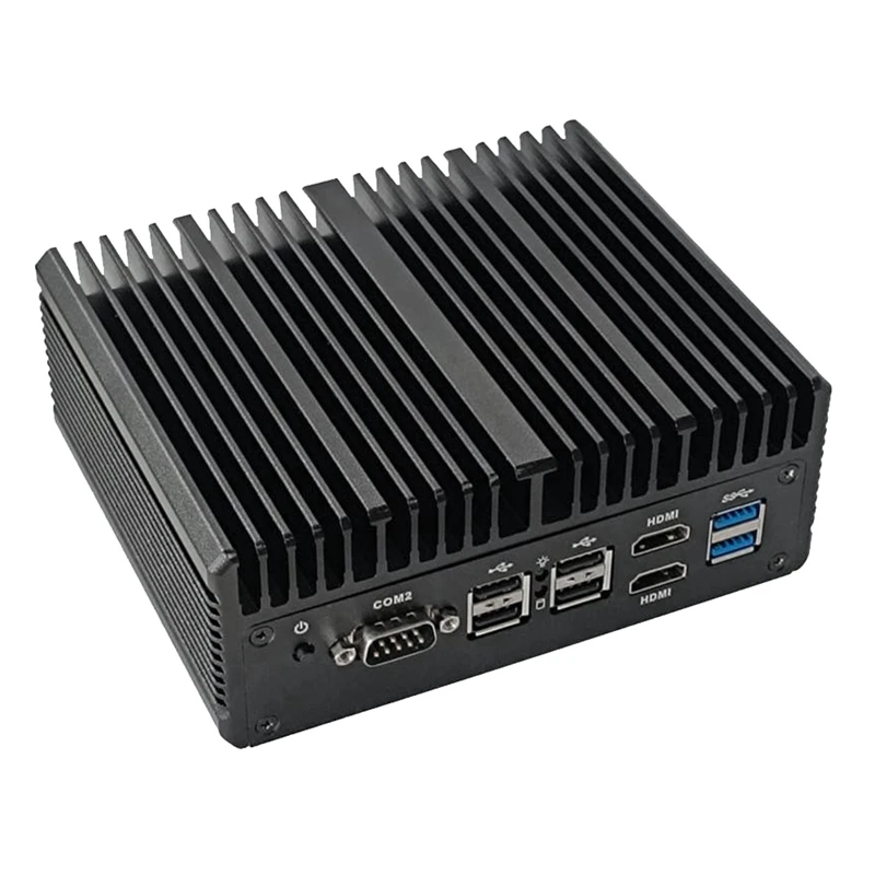 Firewall Computer Soft Router DDR5 4800Mhz 4X2.5G I226 LAN Support M.2 NGFF SSD Industrial Fanless Mini PC Replacement