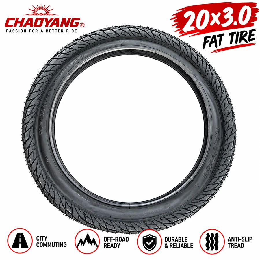 CHAOYANG H-5213E 20x3.0 Fatbike-Reifen 76-406 30TPI 770g E-Bike Fahrradreifen 2er-Pack – Detail 11