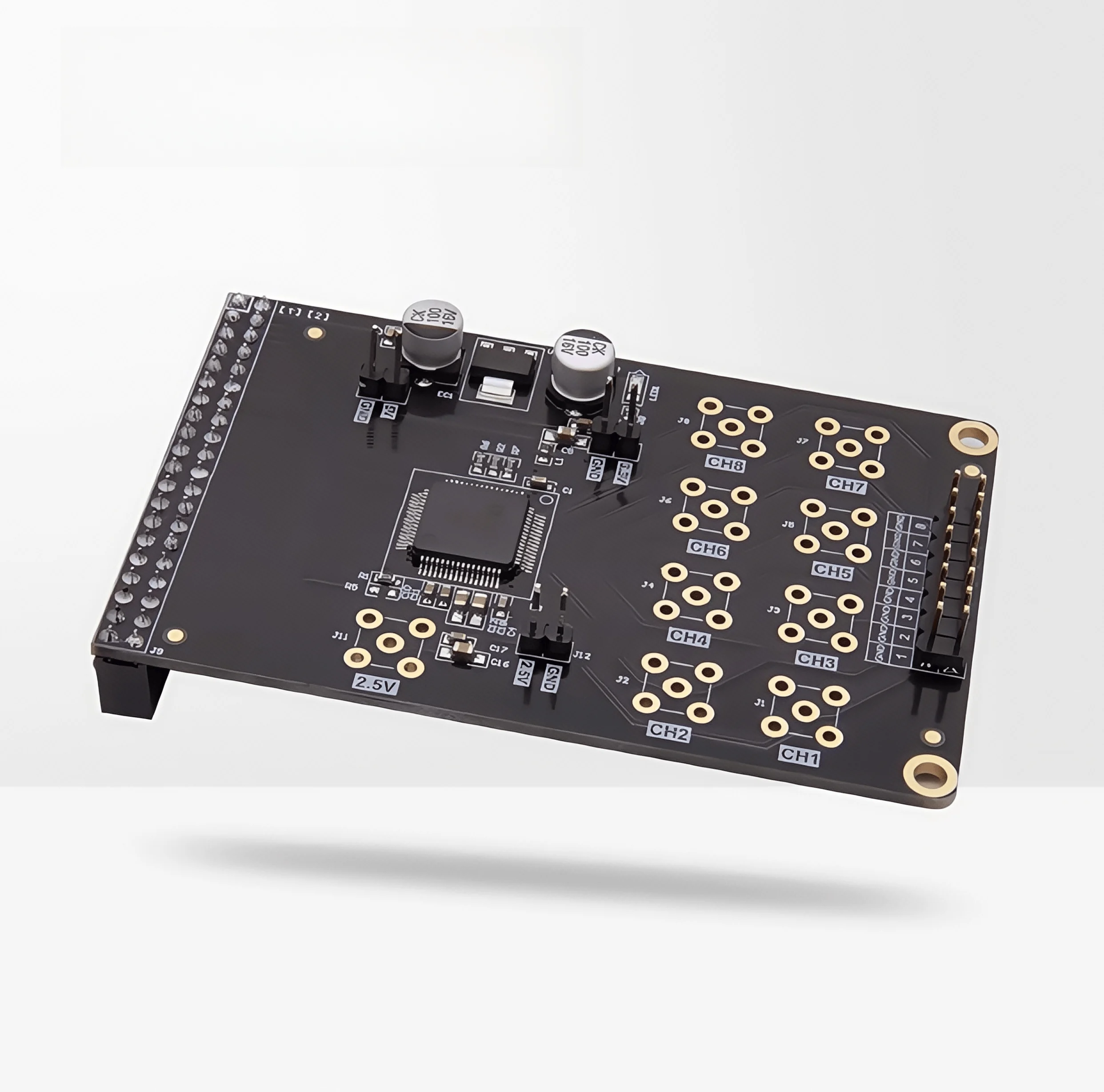 

Supporting AD module multi-channel synchronous sampling 16-bit AD7606