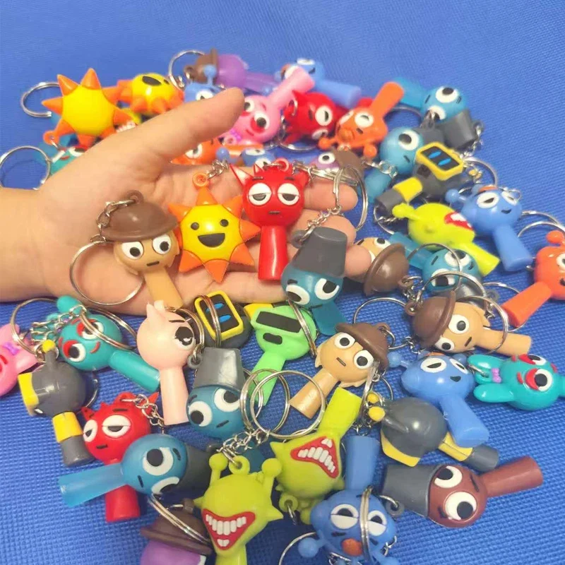 Nuevo conjunto de caja ciega Sprunki, juegos calientes de dibujos animados, muñeca coleccionable, juguete Sprunki, juego de acción de Anime, regalos de cumpleaños para niños, juguete