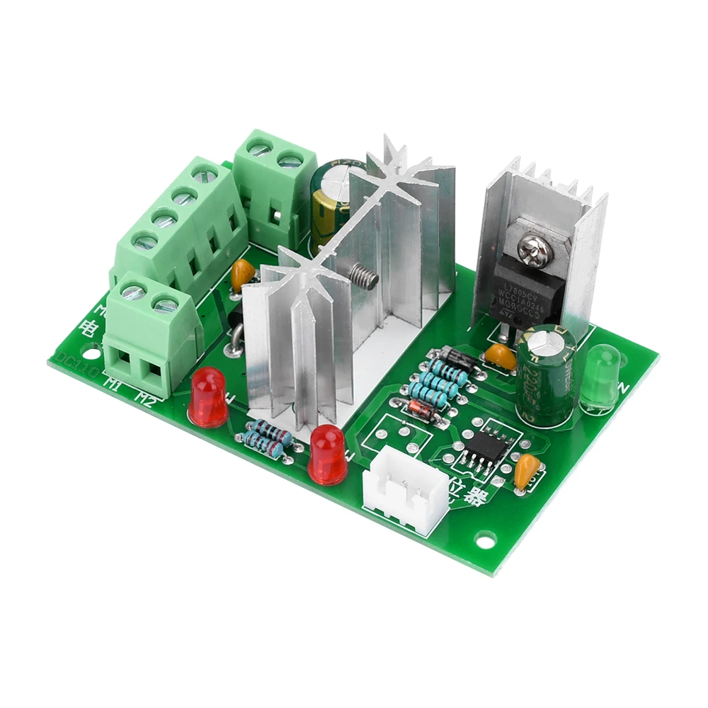 DC6-60V PWM Motor Speed Regulator Module Motor Controller Supports 0-5V PLC Speed Regulation Motor Driver 6V 12V 24V 36V 48V 60V