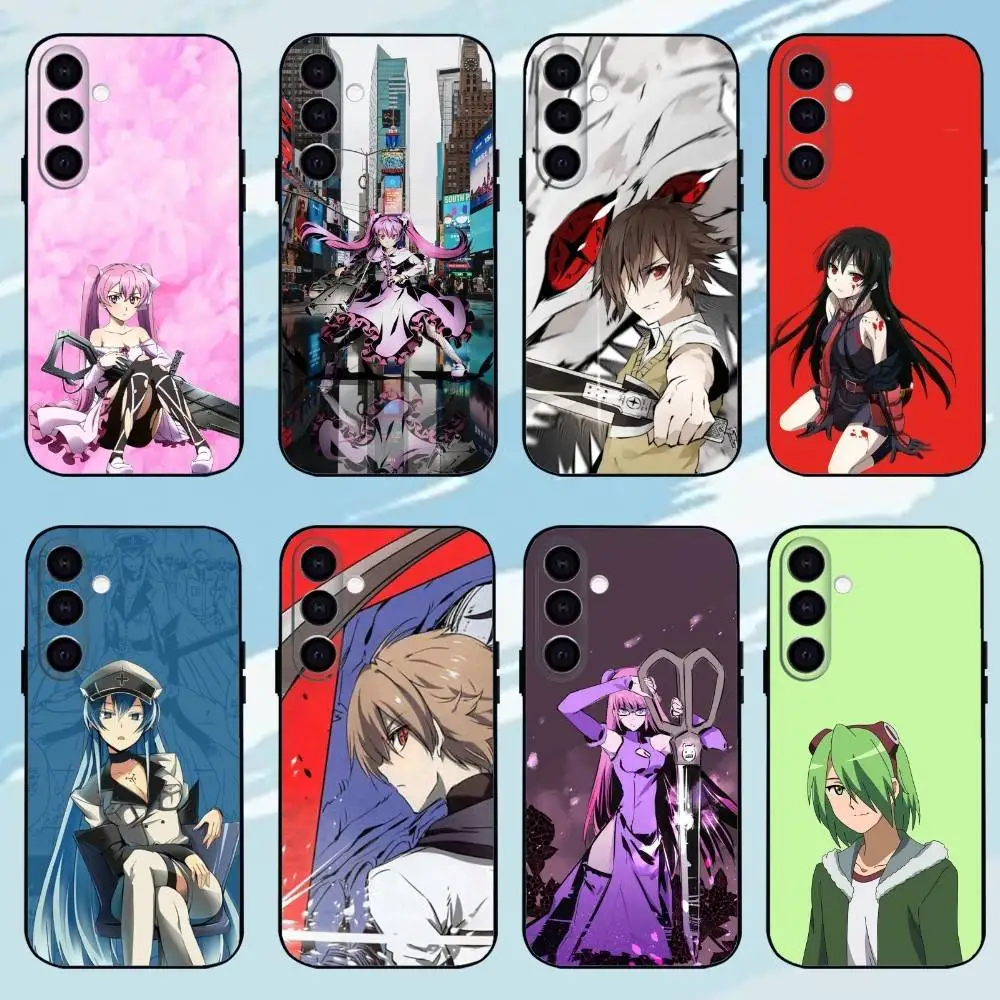 

Anime A-Akame ga Kill-l Black Shell Phone Case For Samsung Galaxy A73,A72,A71,A70,A53,A52,A51,Others Soft Black Shell