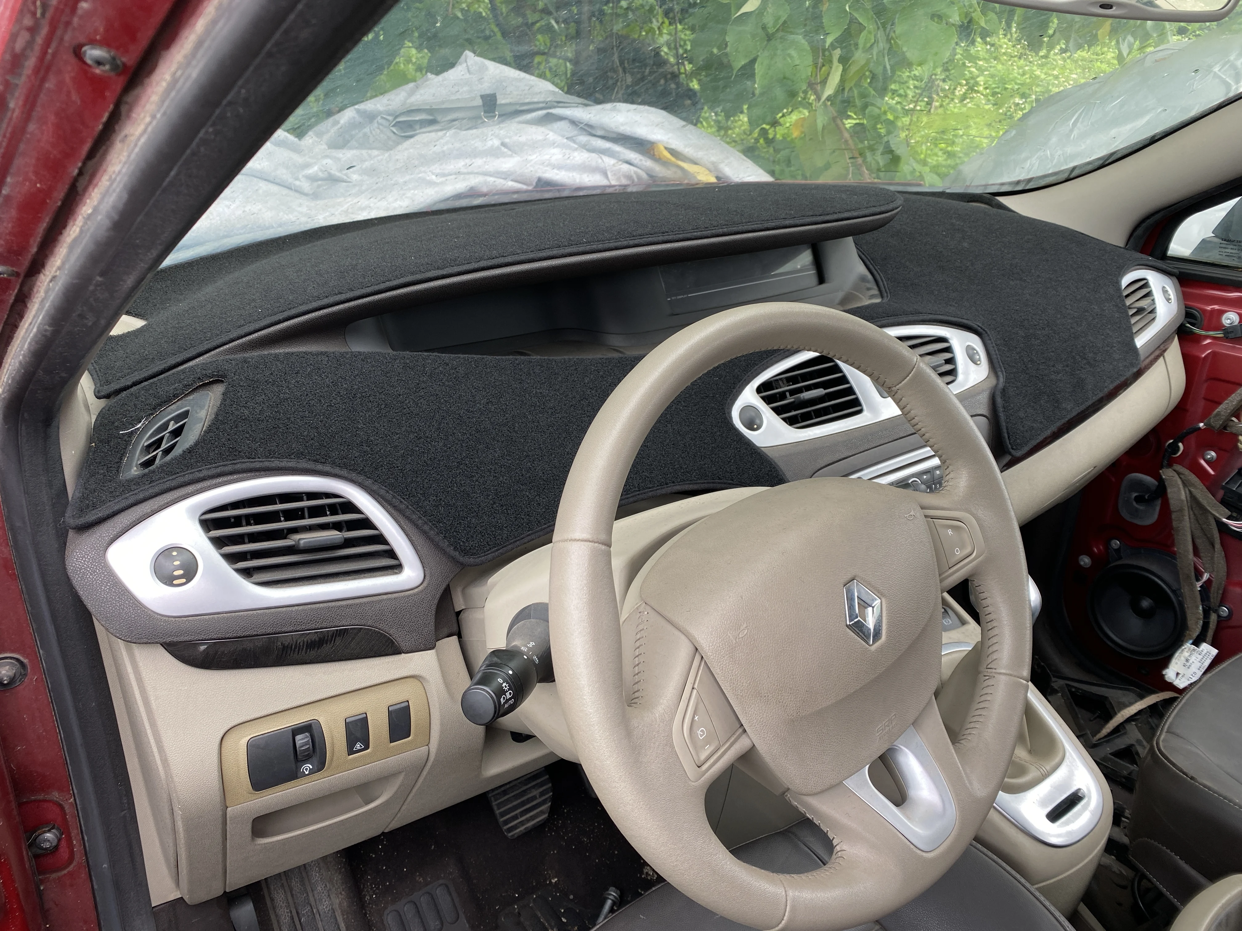 For Renault Scenic 2011-2013 Dashboard Cover Carpet Cape Sun Shade Pad Carpet mat