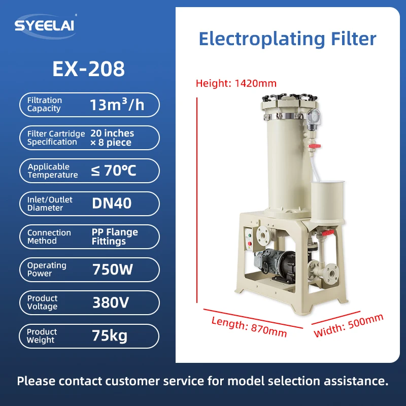20 Inch 8-Core PP Plastic Precision Filter Acid Resistant For Electroless Plating Liquid Industrial Chemical Filtration