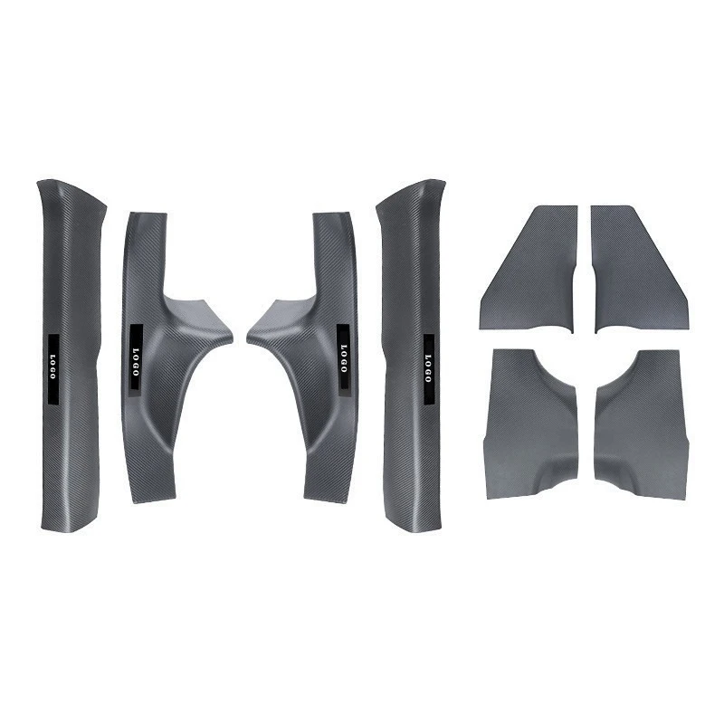 

For Tesla Model 3 Highland 2024 2025 Door Sill Protector Pad Front Rear Door Entry Guard Scuff Interior Accessories