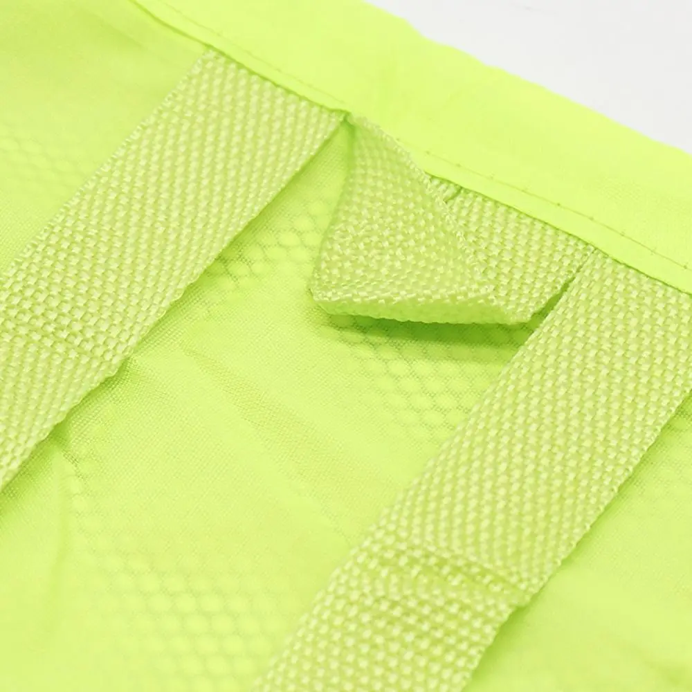 Large Capacity Beach Bag Lightweight Portable Mesh Storage Bag Adjustable Clasp Breathable Beach Toy Baskets Outdoor Camping