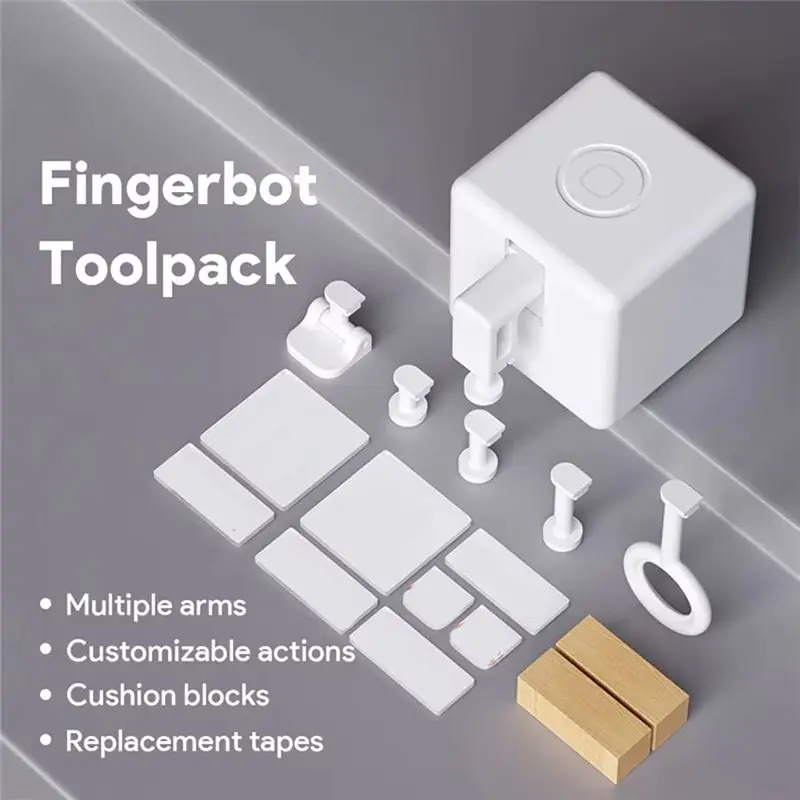 Tuya Smart Fingerbot Plus Toolpack Bluetooth Zigbee Switch Button Pusher Touch  Accessory Kit