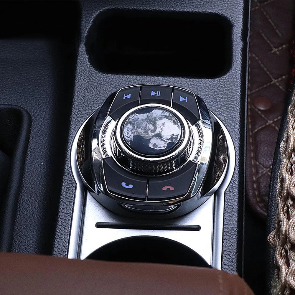 

8-Key Functions Android Navigation Player Auto Accessories Universal Car Cup Holder Control Button Insert Wireless LED Light