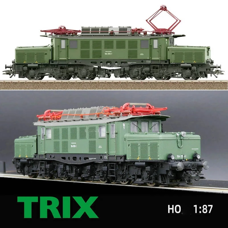 TRIX Train Model HO Scale 1/87 Digital Sound Effect 25990 DB BR 194 Electric Locomotive EP4 Rail Car Toy