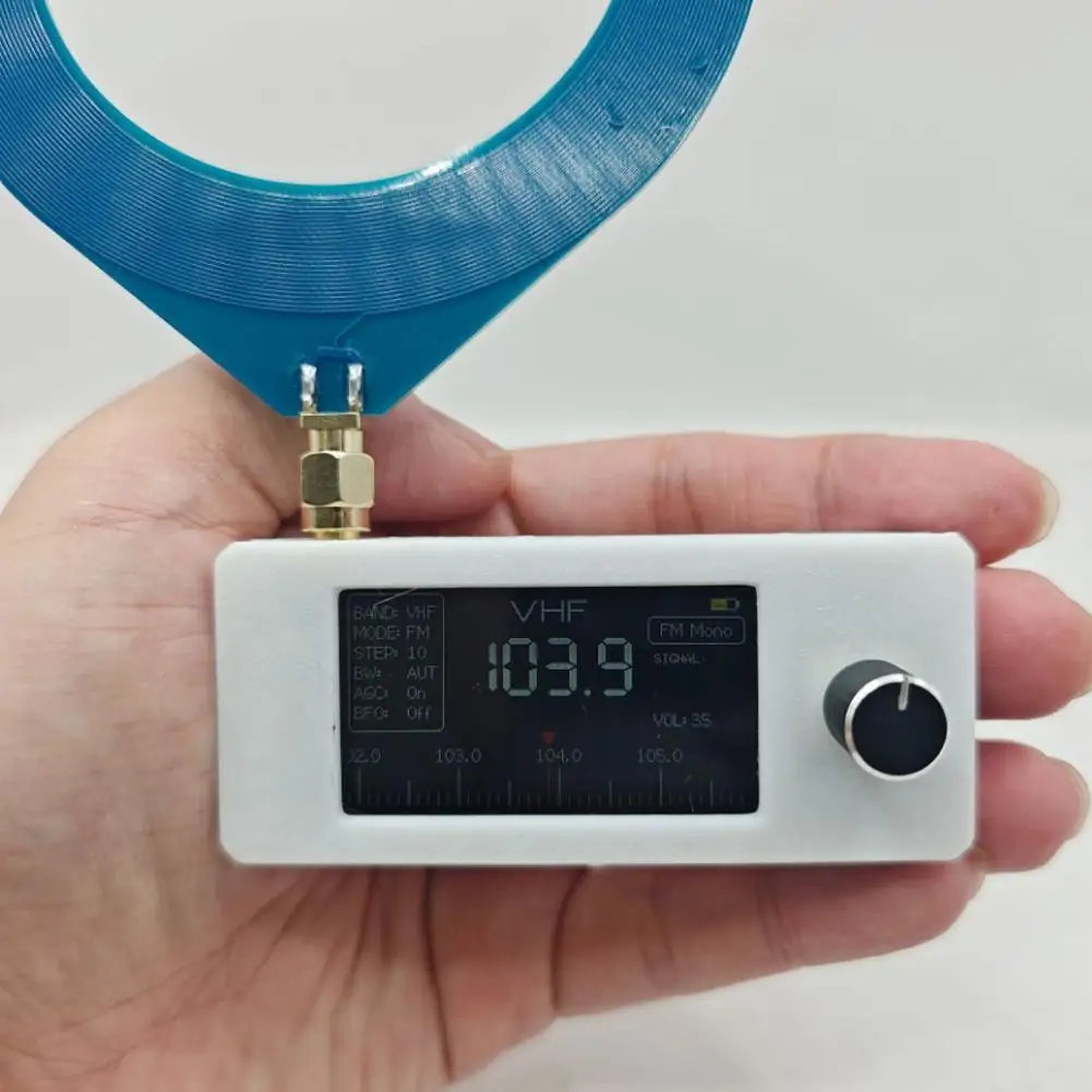 

1.9inch IPS Screen SI4732 Mini Shortwave Radio With Pull-rod Antenna Full-band Broadcasting/FM/AM/LSB/USB Mini Pocket Radio