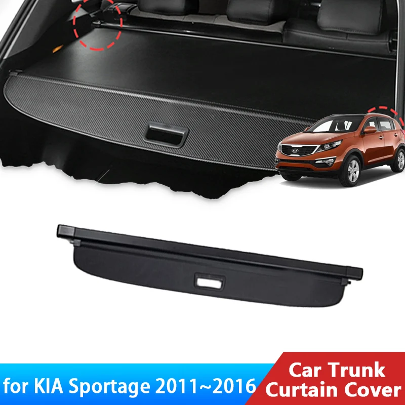 

Для KIA Sportage SL 2011 2012 2013 2014 2015 2016 III аксессуары для багажника коврик для занавески стойка для занавески задняя Выдвижная Противоударная