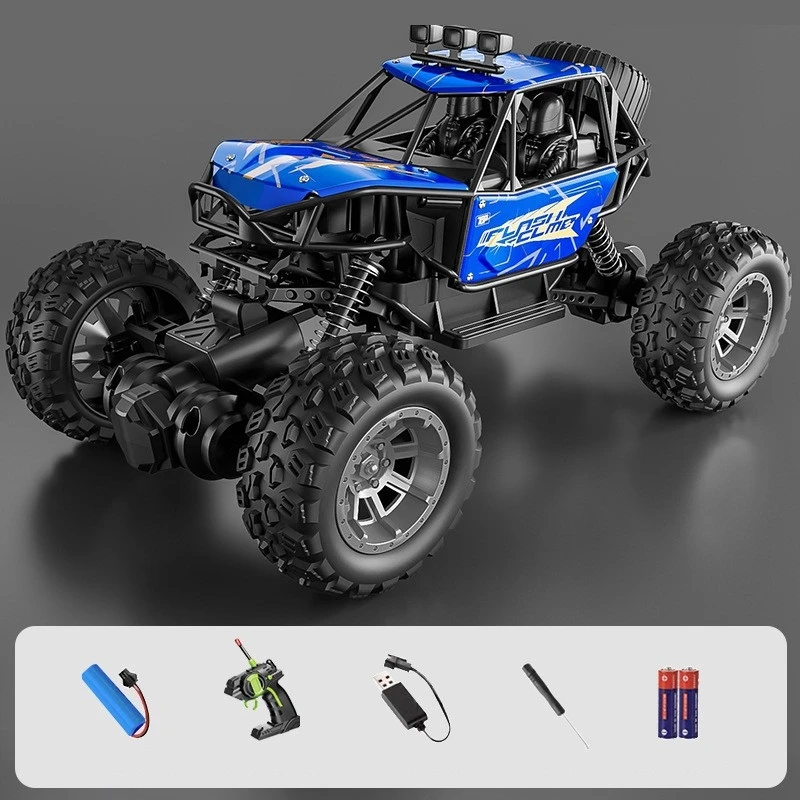 سيارة Monster Bigfoot Off - Road 4WD للتحكم عن بعد مع جهاز تحكم عن بعد 2.4G، مصممة لمغامرات الطرق الوعرة، شاحنة مثالية