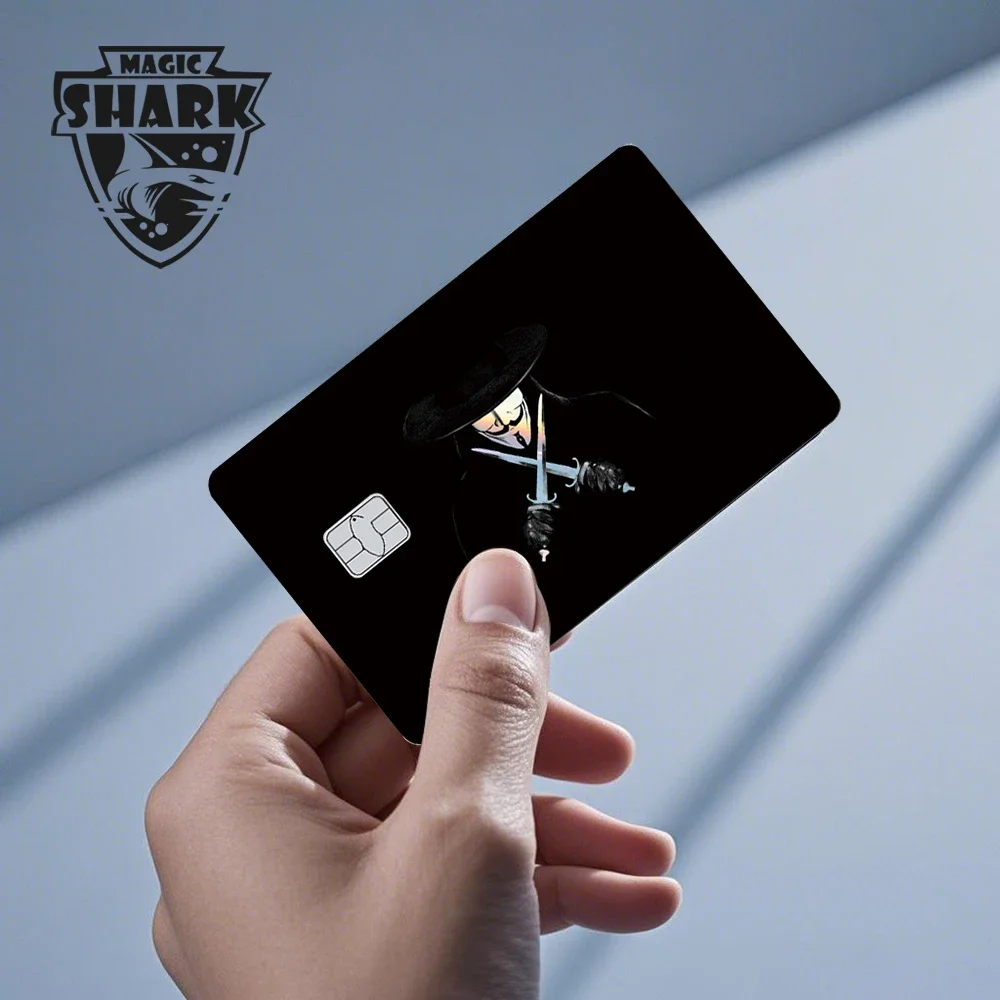 Magic Shark Mcloving Spider Anime Shinny Laser Holographic Matte Skin Film Aufkleber für Debit Bank Kreditkarte – Detail 14