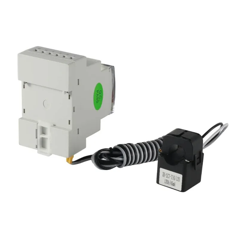 10R-D10TE Single-phase Din Rail Electrical Instrument with External Split Core Current Transformer and LCD Display