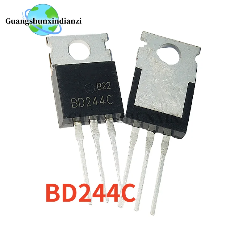 10-20-30pcs/lot Brand New BD244C TO-220 BD244 TO220 244C 100V/6A Best Quality transistor In Stock