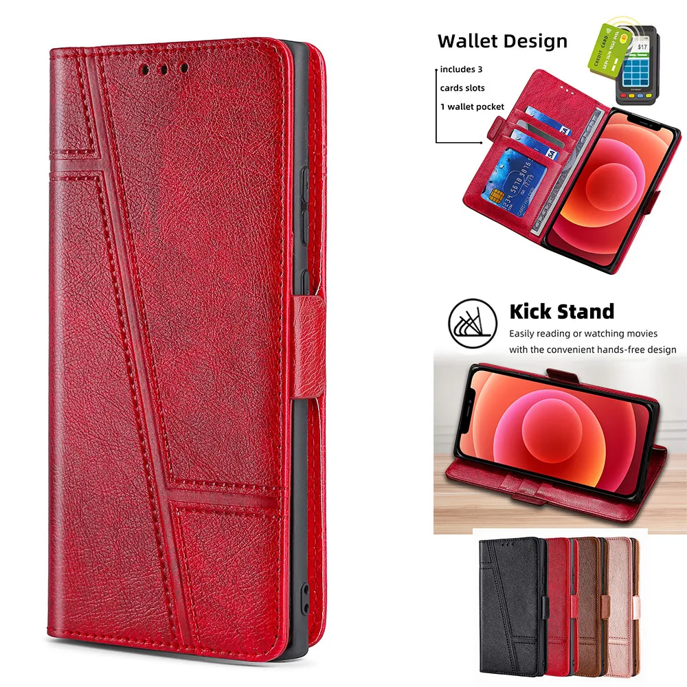 Чехол с магнитным зажимом для LG Stylo 5 4 Q70 K62 K61 K52 K42 W30 G8 Leather Multi 3 Cards Anti Drop Flip Cover для LG Velvet 5G 4G