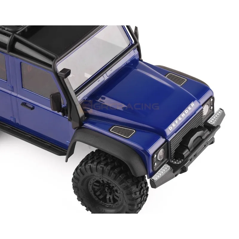 Front Bumper Anti-skid Plate Metal Stainless Steel Decorative Sheet For 1/18 Trxs Trx-4m Defender Trx4m Rc Crawler Car