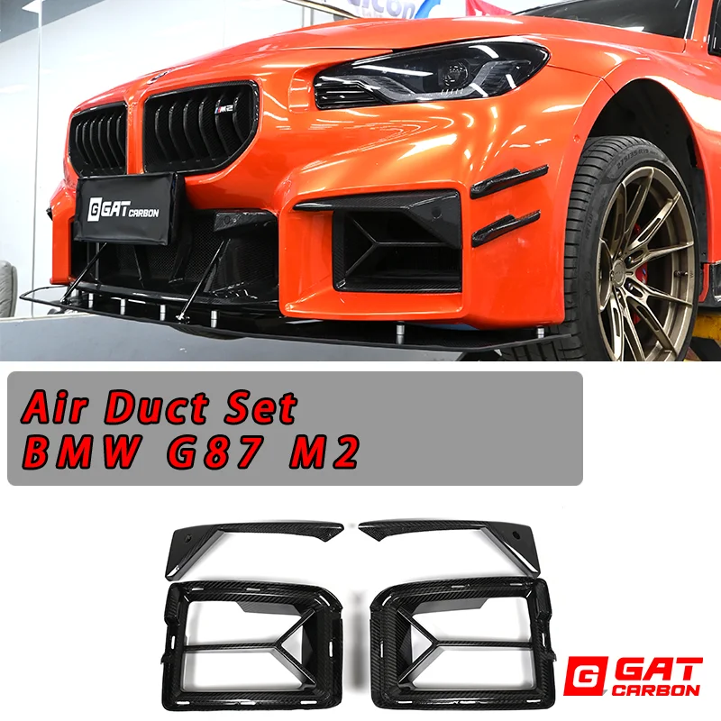 

Dry Carbon Fiber Front Bumper Air Vent C-T Style for BMW M2 G87 2023+ High Quality