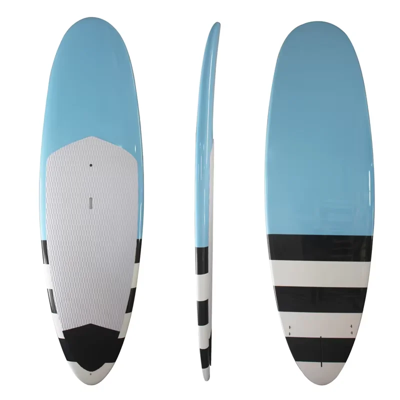 Prancha de surf personalizada Epoxy SUP Stand up Paddle Board com almofadas de tração