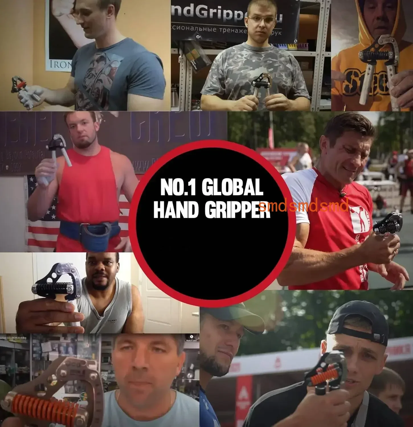 IRON GRIP Grip Strength Trainer Verstelbare handgrijper Versterker Handgreep Exerciser Polsversterkers Stil en duurzaam