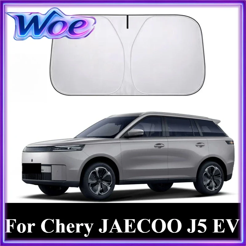 For Chery JAECOO J5 EV Sunshade Pop-Up Reflective Screen for Windshield Heat Blocking and Privacy