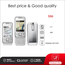 Original Unlocked E66 3G WIFI Bluetooth Mobile Phone Made in Finland Free Shipping