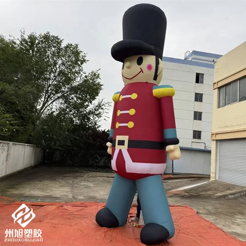 Inflatable soldier, Christmas happy holiday mascot, inflatable cartoon Christmas character, knight