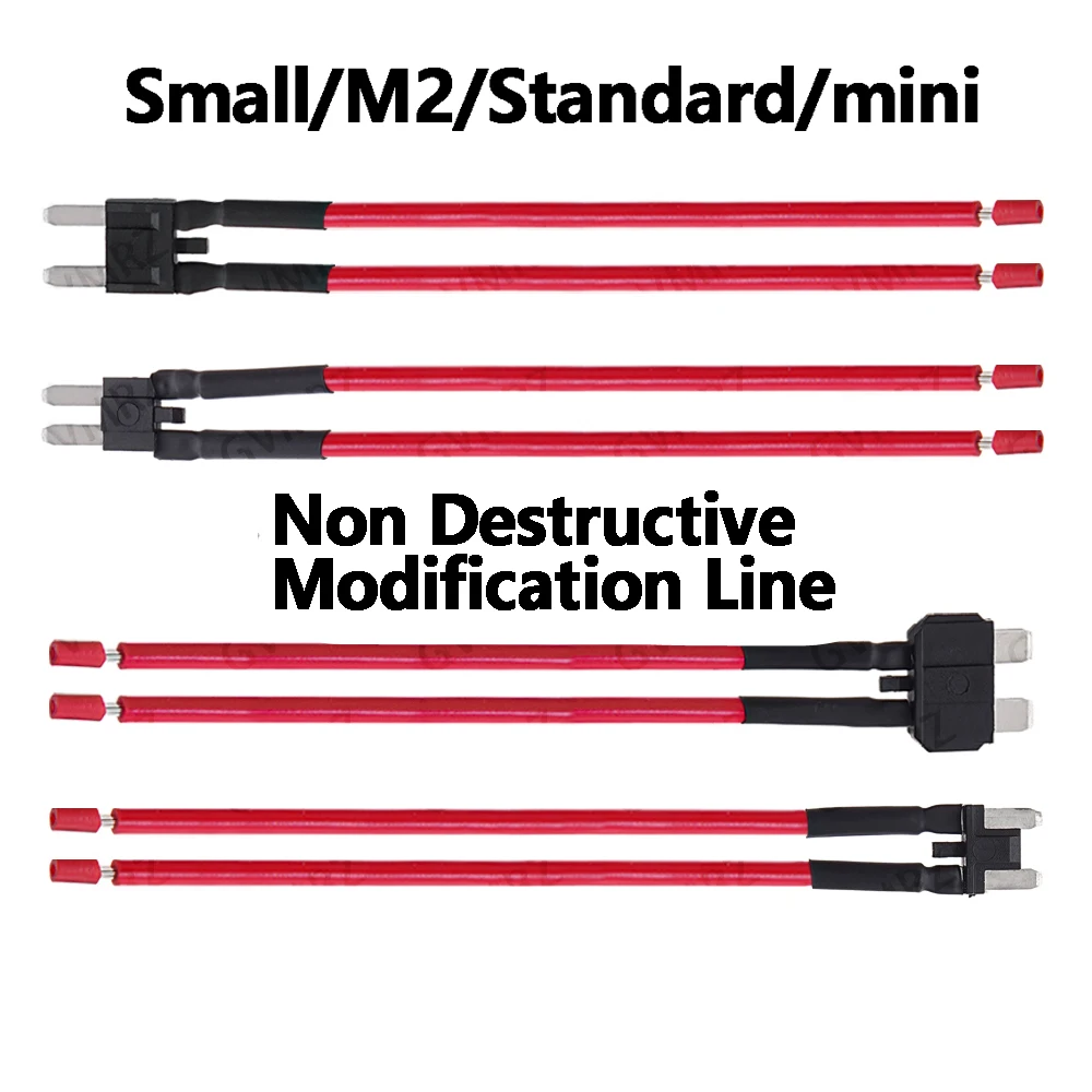 1PCS Small/M2/Standard/mini Non Destructive Modification Line Car Dual line Simple Fuse Power Socket Standard 12V Fuse Box