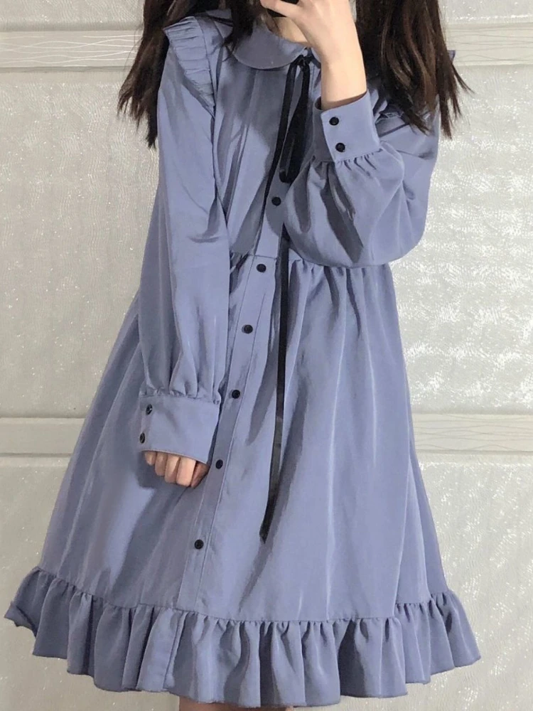 Lolita Zoete Meisjesjurk Kawaii Leuke Jarretel 2-delige Set Vrouwen Casual Shirt Jsk Japanse Outfits