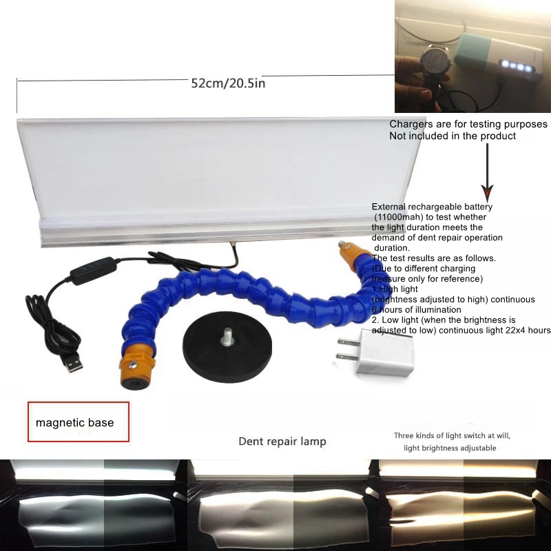 

Body Dent Repair Inspection Lights Dent Repair Lights Dent Leveling Lights LED Variable Lights Hail Pit Irradiation Lights