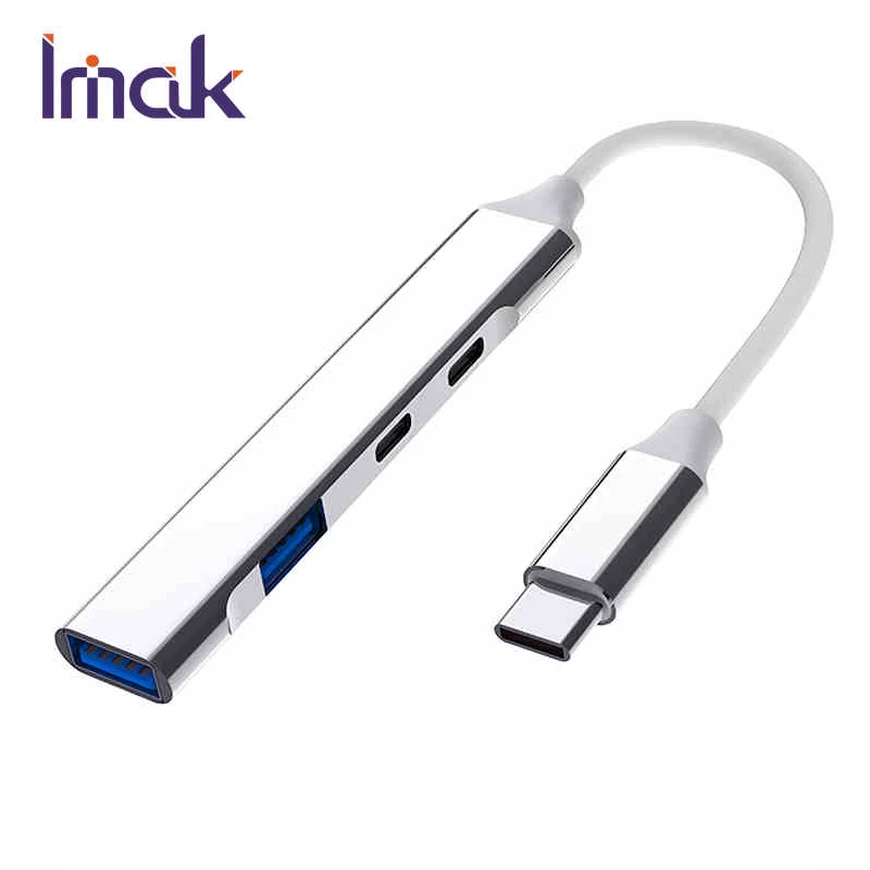 

imak USB hub docking station 3.0 to 4 x 2.0 external adapter, Type-C to USB converter, multi-port interface splitter