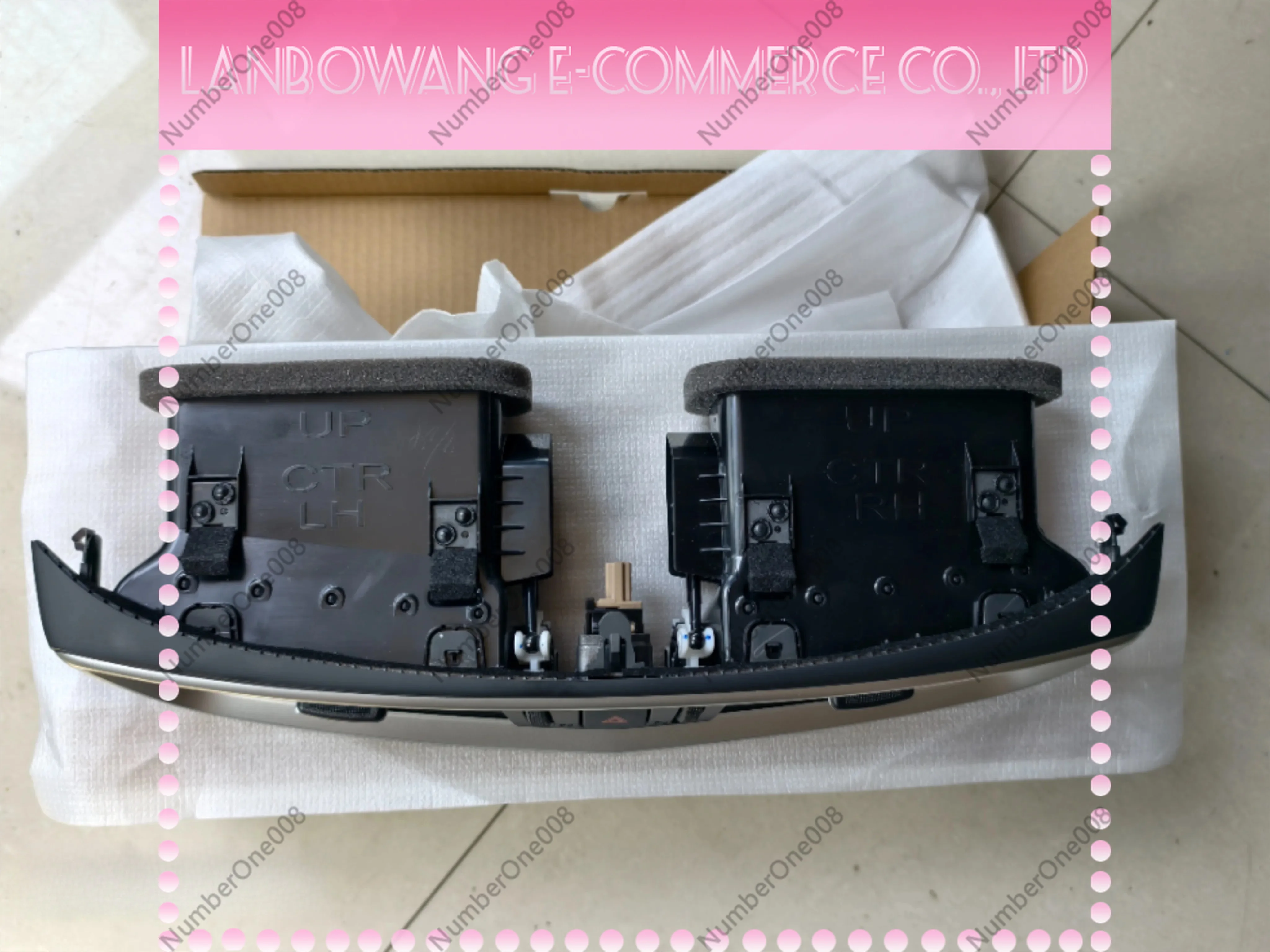 For Nissan X-Trail 2014-2016 Qashqai 2016-2021 Front Center Dashboard AC Vent, Air Conditioning Outlet Replacement