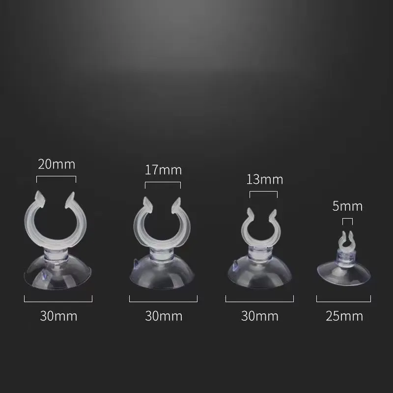10pcs Aquarium Sucker Suction Cup For  Air Line Pipe Tube Wire Holder Used Sucker For Glass Surface Fish Supples