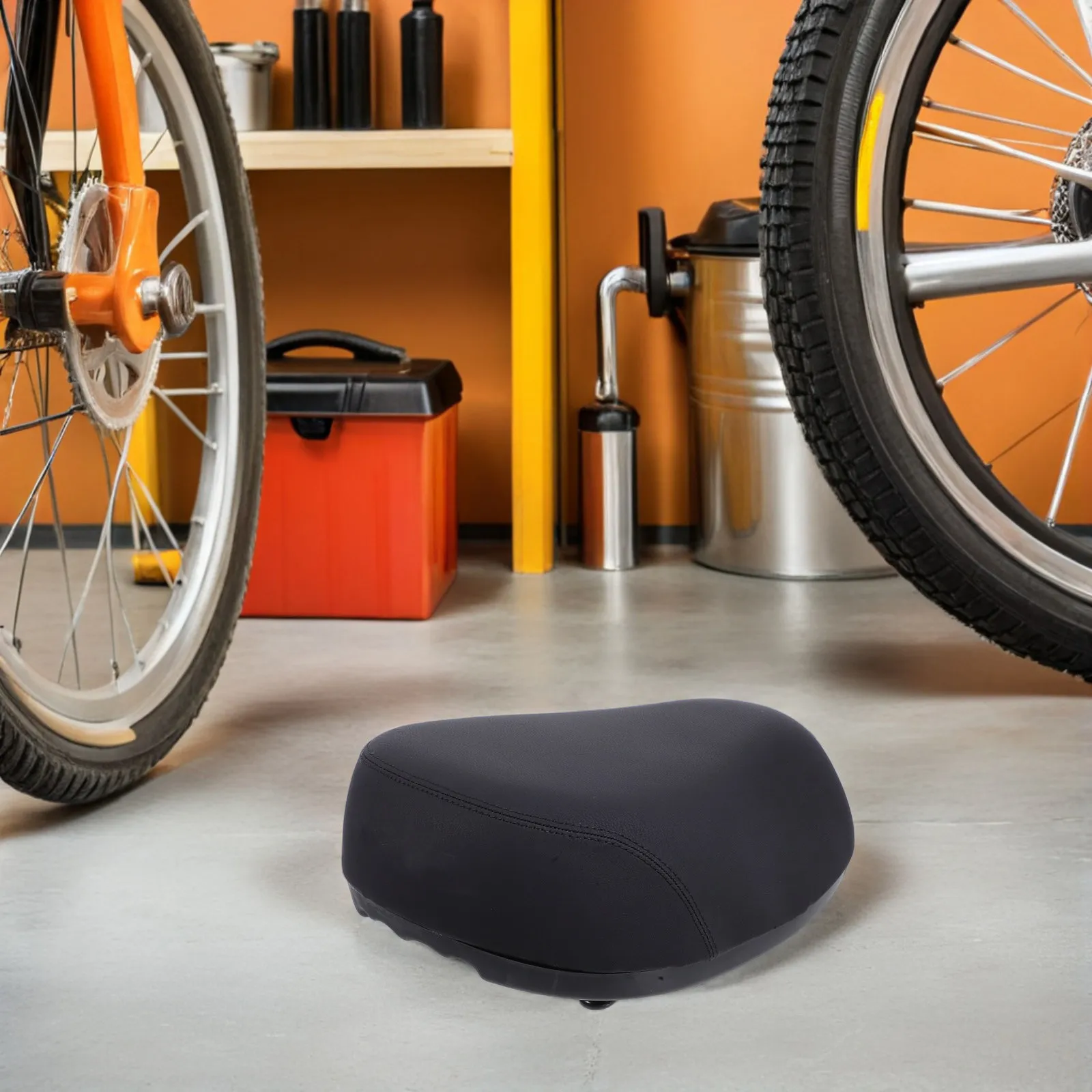 

Мягкая водонепроницаемая подушка для сиденья электровелосипеда, широкое комфортное велосипедное седло для шоссейных, горных и городских велосипедов