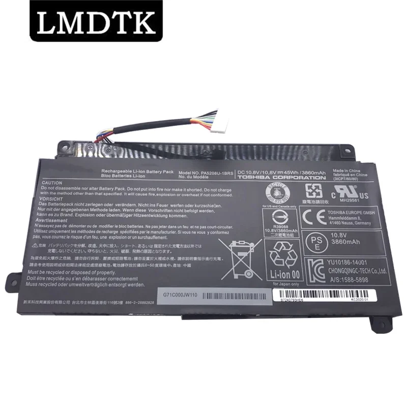 

LMDTK New PA5208U-1BRS 10.8V 45WH Laptop Battery For Toshiba Chromebook CB30 CB35 CB35-B3340 B3330 Satellite E45W P55W L55W-C