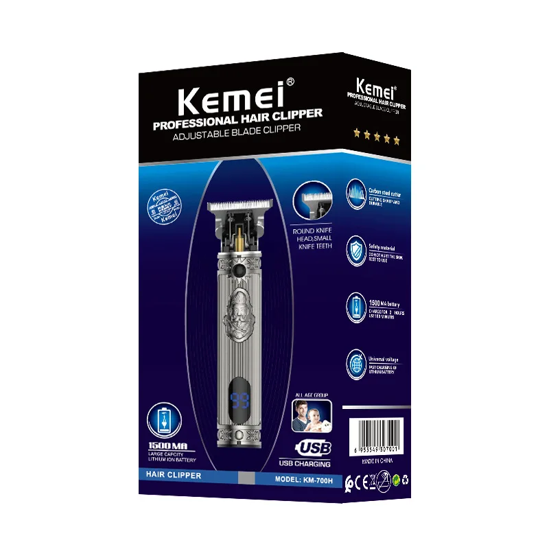 Kemei Zero Gap Kemei Finishing Machine Cut by Kernei Hair Trimmcutter Kemel Beard Cutter Keimei T9 Shaver Kemey T Trimmer Finish