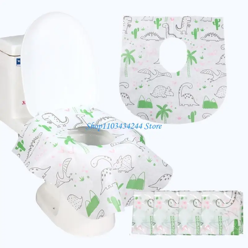 20 قطعة من غطاء المرحاض المغلف بشكل فردي، غطاء المرحاض المحمول للبالغين #2