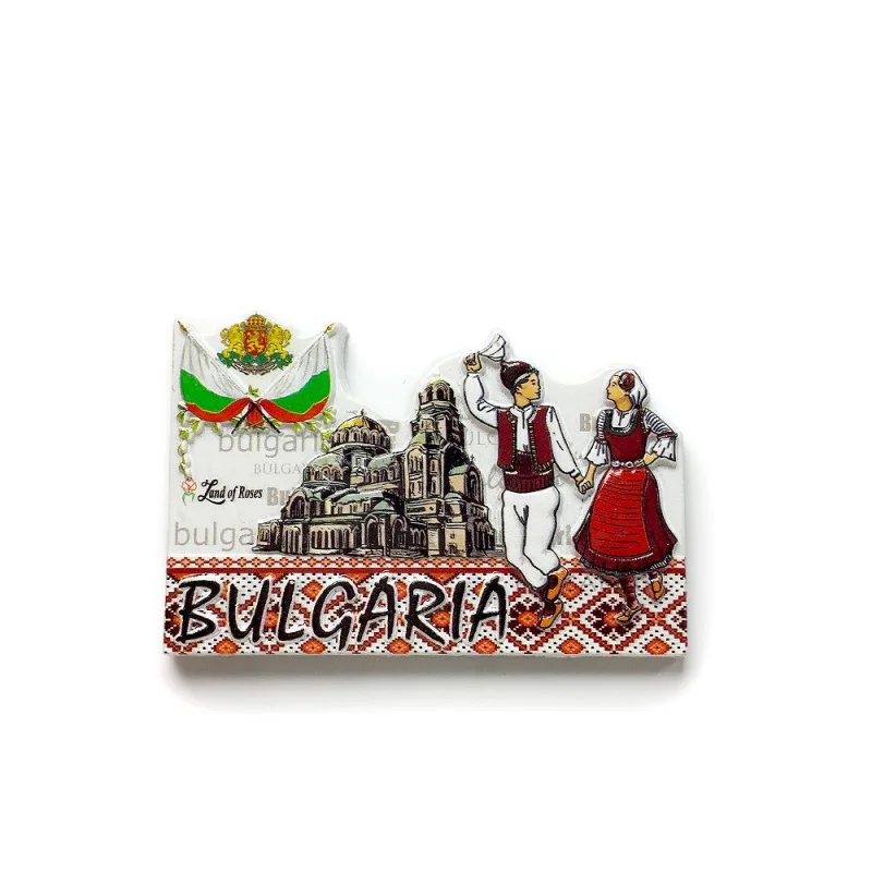 

Bulgaria High-Value Souvenirs Travel Gifts Premium Kitchen Decoration Refrigerator Magnets