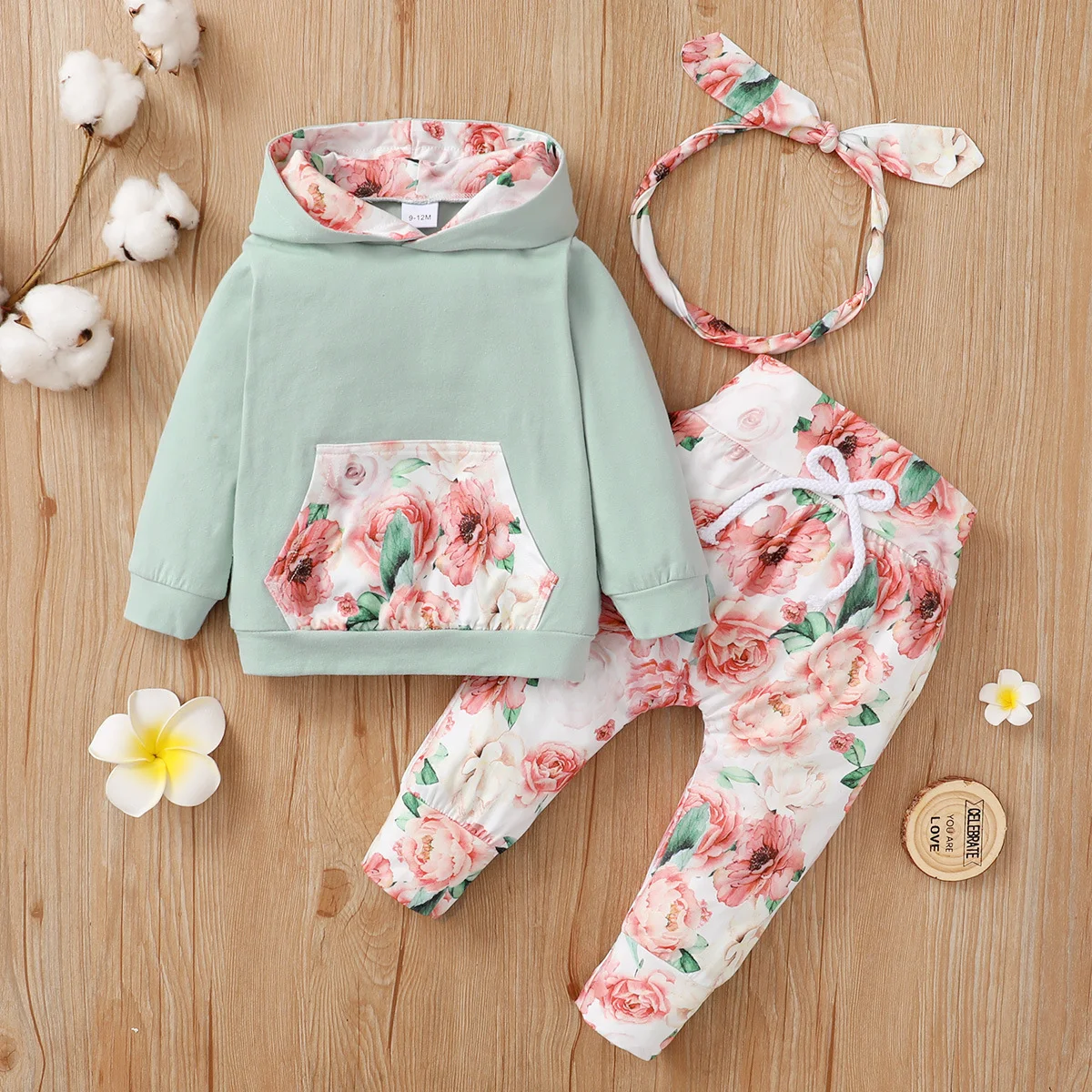 Winter 0-1 Year Olds Little MISS Sassy Infant Baby Girl Clothes Sweatpants Winter Outfits Baby Clothing set