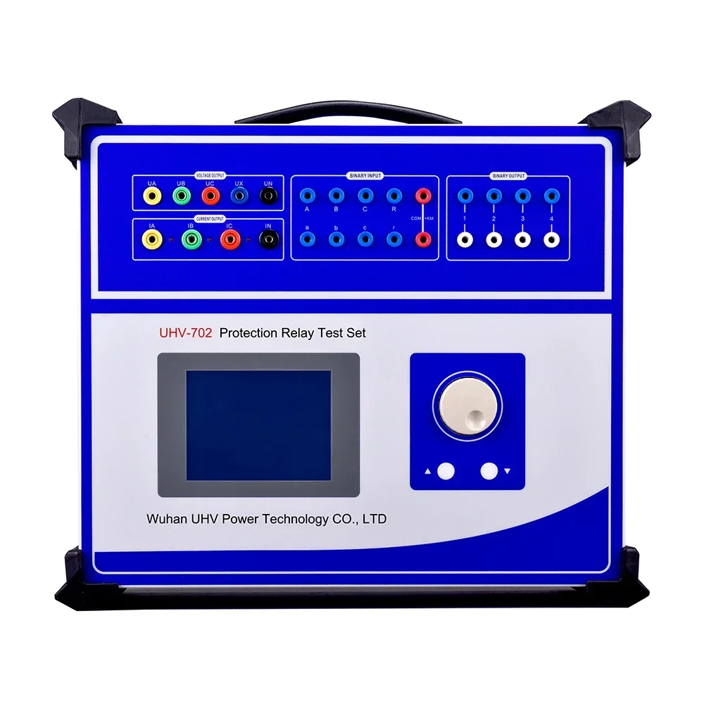 B UHV-702 High Accuracy Secondary Current Tester/ 3 phase Relay Test Set Relay Protection Tester