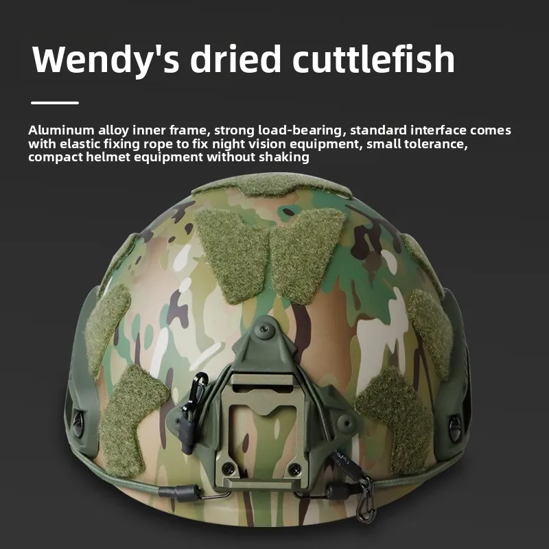 Lightweight Tactical FASTHelmet Third Generation High Cut Rail Adjustable Protection Helmet Full Tactical Helmet Outdoor Hunting