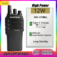 Baofeng BF-1909 12W High Power Two Way Radio Transceiver UHF 3800mAh Long Range Type C Charging Upgrade Of BF-1904 Walkie Talkie