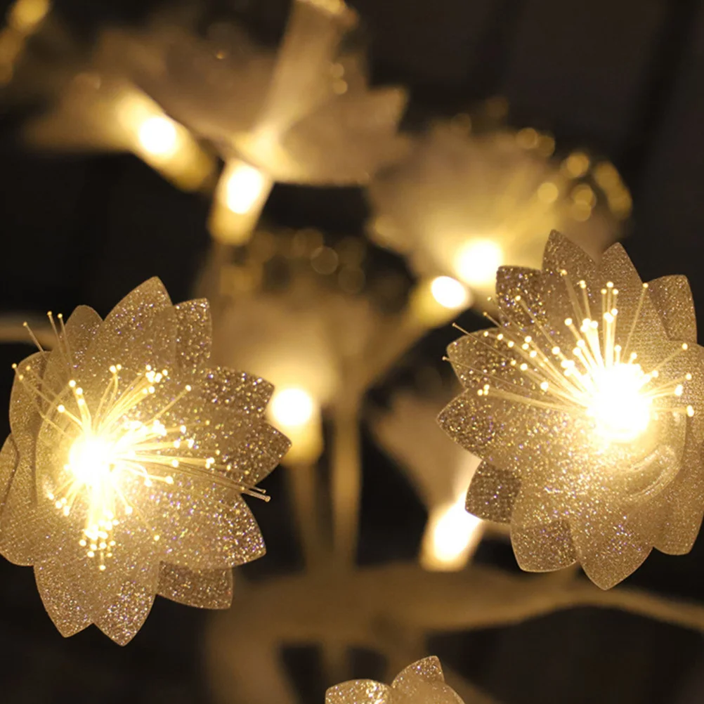 USB الألياف البصرية شجرة شكل LED مصباح الليل الإبداعية سطح المكتب ضوء ديكور السرير ضوء الليل زخرفة لغرفة النوم ديكور المنزل #1