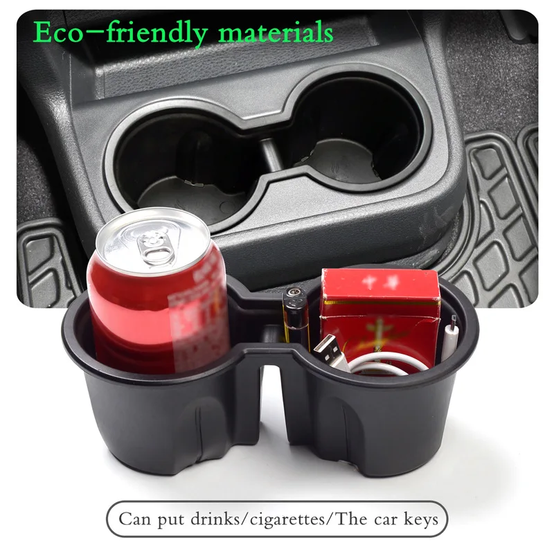 

Car Water Cup Holder Storage Box For Toyota Sienna 2021 PVC Padding Anti-Slip Pad Fixed Beverage Holder Auto Accessories