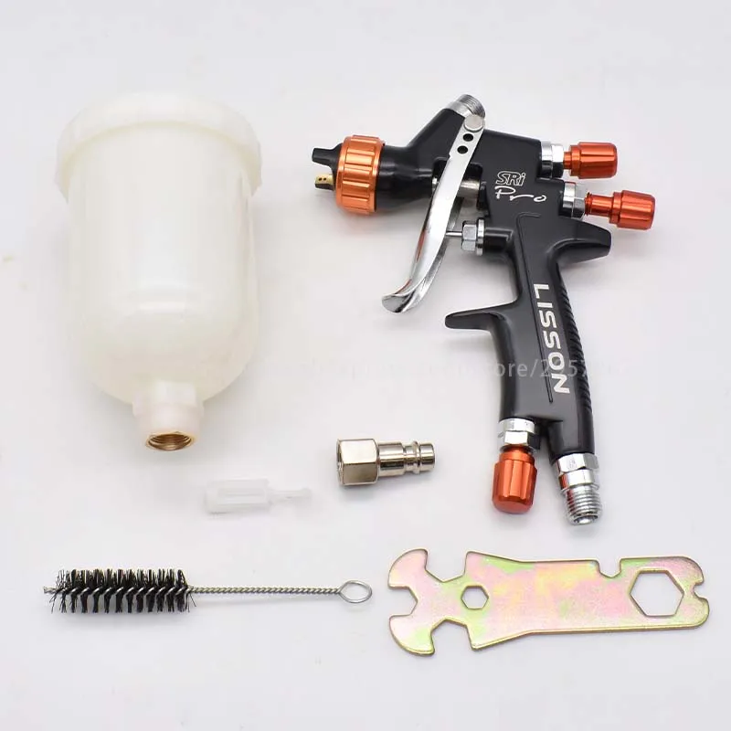 High Quality Spray Gun Mini888 Painting Gun  1.2mm Nozzle 250CC Paint Gun Water Based Air Spray Gun Airbrush With 400CC Mix Cup